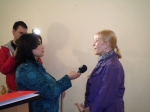Dr Snežana Drašković daje izjavu za RTV Studio B